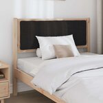 vidaXL Tête de lit capitonnée Marron 100 cm Pin massif