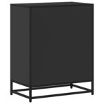 vidaXL Bibliothèque noir 60x35x76 cm bois d'ingénierie