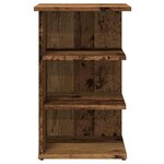 vidaXL Buffet vieux bois 35x35x55 cm bois d'ingénierie