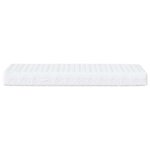 vidaXL Matelas en mousse blanc 80x210 cm dureté H2 H3