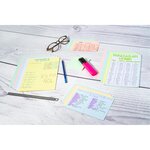 ETUI de 100 Fiches BRISTOL 105x148 mm 5X5 Blanc EXACOMPTA