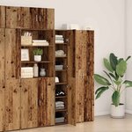 vidaXL Haut Armoire Bois ancien 30 x 42.5 x 185 cm Bois d'ingénierie