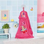 Zapf Creation 830635 - BABY born Bath Serviette de bain à capuche et gant de toilettes