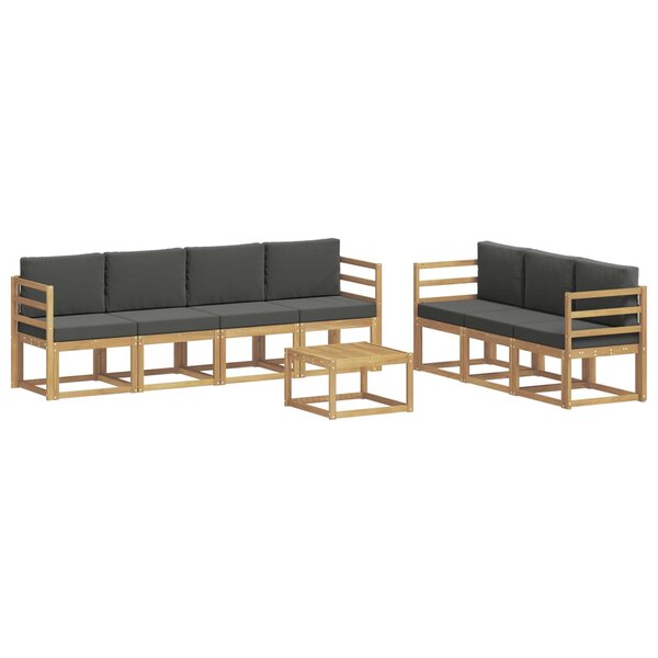vidaXL Ensemble de canapés d'extérieur 7 pc
