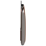 vidaXL Tête de lit suspendue Avec lumière LED Taupe PU antique