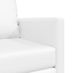 vidaXL Canapé Lit 2-en-1 Blanc 74x77x81 cm en Faux Cuir