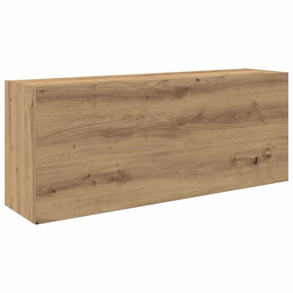 vidaXL Armoire murale de bain chêne artisanal bois d'ingénierie