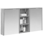 vidaXL Ensemble de Meubles de Salle de Bain 3 Pièces 116 x 16 x 62 5 cm