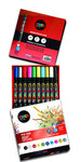 Marqueurs Posca PCF350 Pointe pinceau 10 pièces