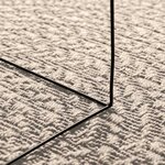vidaXL Tapis ZIZUR crème 120x170 cm aspect de jute intérieur extérieur