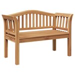 vidaXL Banc de jardin 120x53.5x85 cm en bois massif de teck