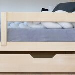 Lits cabane superposés KILI 90 x 200 verni