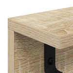 vidaXL Porte-manteau mural Chêne Sonoma 100 x 10 5 x 10 5 cm