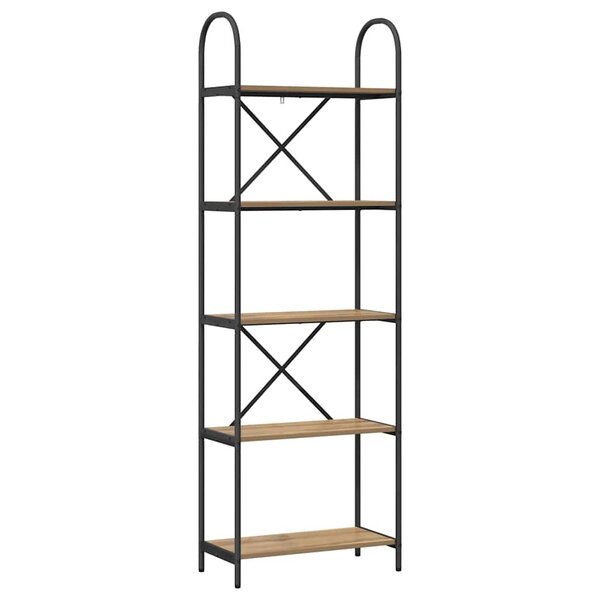 vidaXL Étagère Chêne artisanal 60 x 30 x 183 cm Bois d'ingénierie