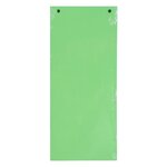 Paquet 100 Fiches Intercalaires Horizontales Unies Perforées Forever - 105x240mm - Vert - X 12 - Exacompta