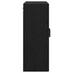 vidaXL Meuble mural Chêne noir 69 5 x 34 x 90 cm Bois d'ingénierie