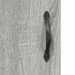 vidaXL Meuble TV sonoma gris 150x30x50 cm bois d'ingénierie