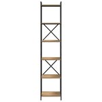 vidaXL Bibliothèque chêne artisanal 40 x 30 x 188 cm Bois d'ingénierie
