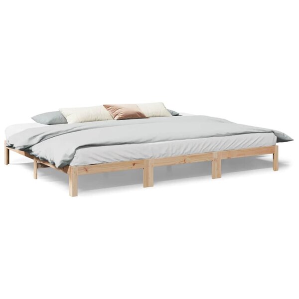 VidaXL Cadre de lit familial sans matelas 240x200cm bois massif de pin