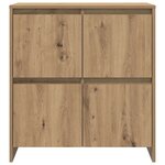 vidaXL Buffet Chêne artisanal 70 x 41 x 75 cm Bois d'ingénierie