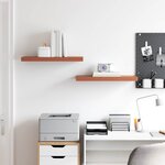 vidaXL Étagère Murale 2 Pièces Rouge 60 x 23 x 4 cm Bois d'ingénierie