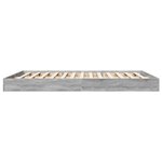 vidaXL Cadre de lit sonoma gris 150x200 cm bois d'ingénierie