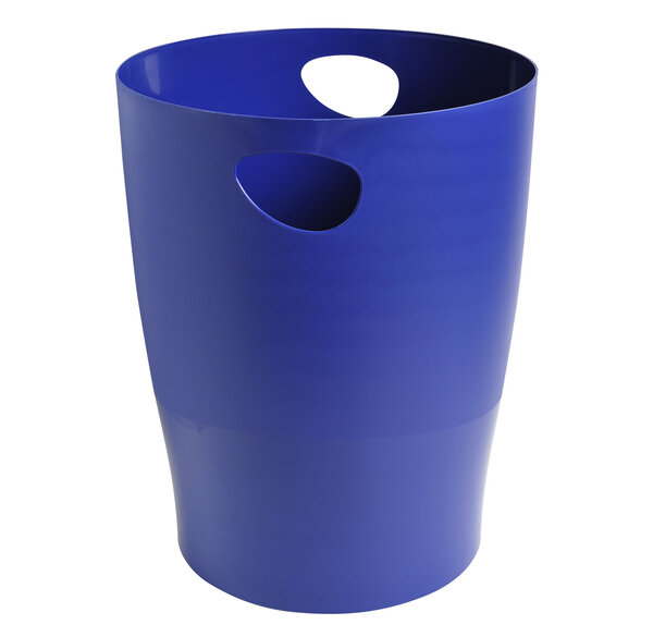 Corbeille-à-papier ecobin forever - bleu nuit - x 8 - exacompta