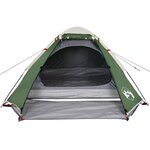 vidaXL Tente de camping à dôme 2 personne vert imperméable