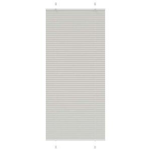 vidaXL Store plissé gris clair 95x200 cm largeur du tissu 94 4 cm