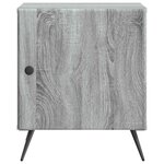 vidaXL Cabinet de chevet 2 pc Sonoma gris 43 x 34 5 x 50 cm