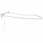 vidaXL Auvent Blanc 3 5 x 2 5 m Métal