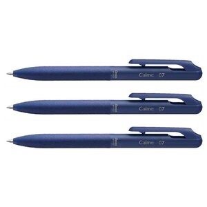 Stylo à bille rétractable Calme 0 35 mm bleu x 3 PENTEL