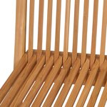 vidaXL Ensemble à manger de jardin 5 Pièces Bois de teck massif