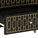 vidaXL Table de chevet 50x33x60 cm bois de manguier massif