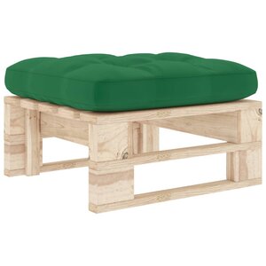 vidaXL Pouf palette de jardin bois de pin imprégné