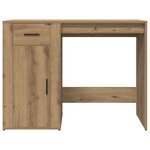 vidaXL Bureau chêne artisanal 100x49x75 cm bois d'ingénierie