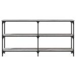 vidaXL Table console sonoma gris 150x29x75 cm bois d'ingénierie