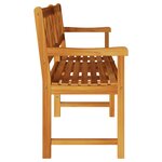 vidaXL Banc de jardin Marron 220 x 56 x 90 cm Bois d'Acacia Massif