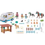 PLAYMOBIL 71493 - Van pour cheval et poneys avec enclos