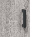 vidaXL Buffet haut Sonoma gris 34 5x34x180 cm Bois d'ingénierie