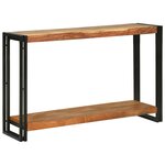 vidaXL Table console Marron 120 x 33 x 75 cm Bois d'acacia massif
