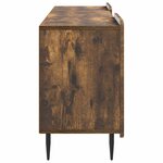 vidaXL Meuble TV Chêne fumé 150 x 31 x 52 cm Bois d'ingénierie
