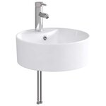 vidaXL Lavabo avec robinet et évacuation Chrome 40 5 x 40 5 x 15 cm