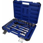 Brilliant tools jeu de douilles de 1/2" 25 pièces acier