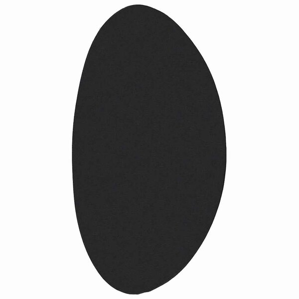 vidaXL Tapis Noir 80 x 150 cm Polyester