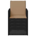 vidaXL Chaises de jardin salle à manger 2 Pièces Anthracite et taupe PP