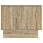 vidaXL Table basse Chêne Sonoma 49 x 50 x 40 cm Bois d'ingénierie