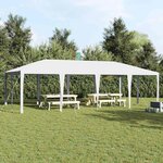 vidaXL Tente de fête Blanc 800 x 400 x 266 cm Polyester  Acier