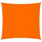 vidaXL Voile de parasol tissu oxford carré 3 6x3 6 m orange
