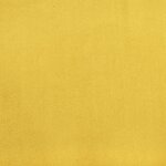 vidaXL Fauteuil cabriolet jaune velours
